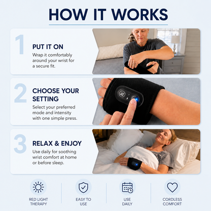 Yeamer™ Red Light Therapy Wrist Wrap